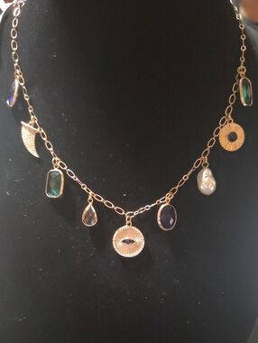 Gemma Layne Glamour Gold Evil Eye Necklace